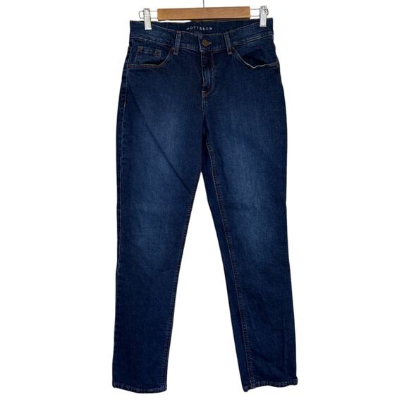 Mott & Bow Jeans 3 27x30 (Fits 26x29) Women‎ Blue Boyfriend Denim Straight Leg - Picture 1 of 8